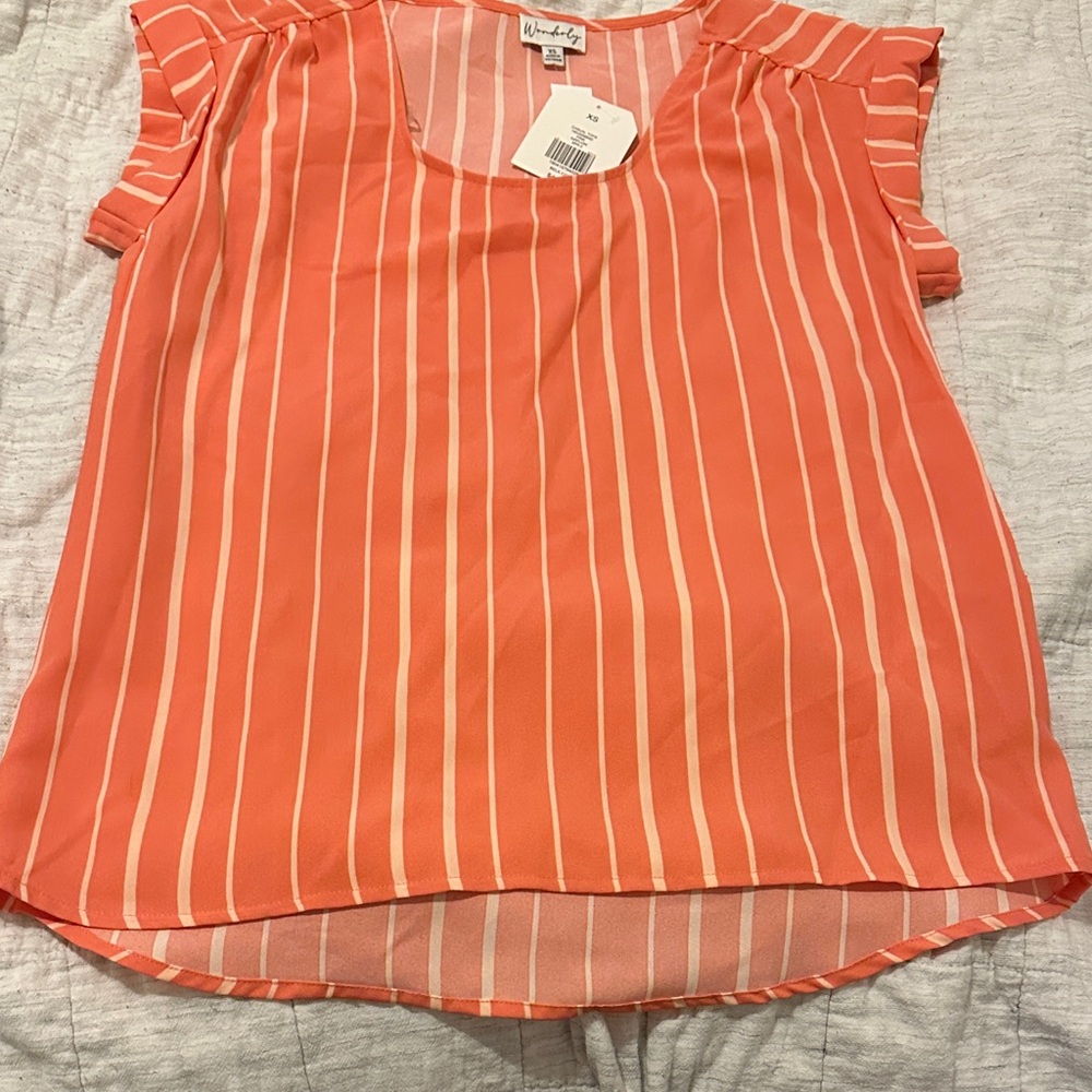 Wonderly Striped Blouse